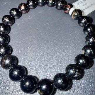 BRACELET TOURMALINE NOIRE 8MM