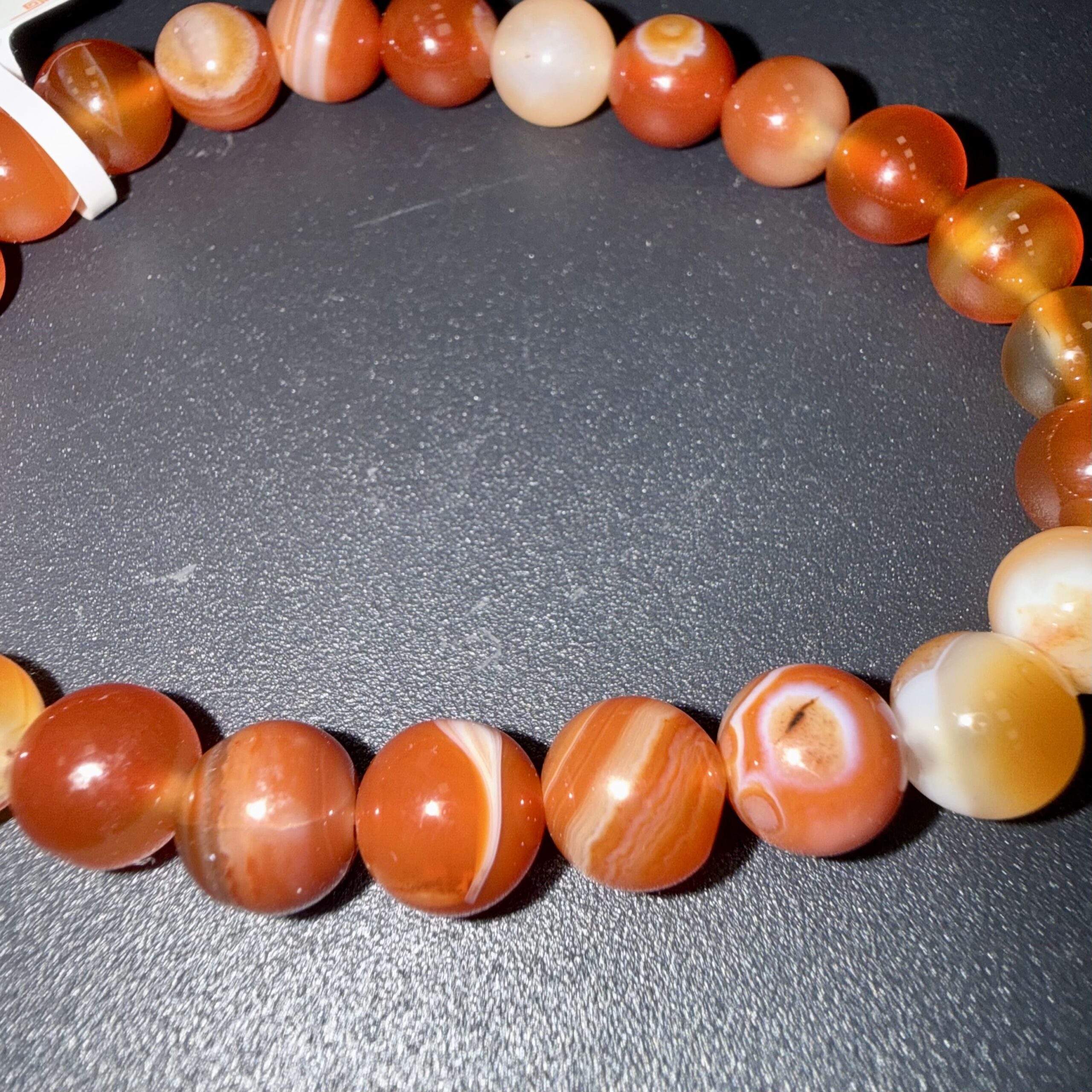 BRACELET CORNALINE 8MM