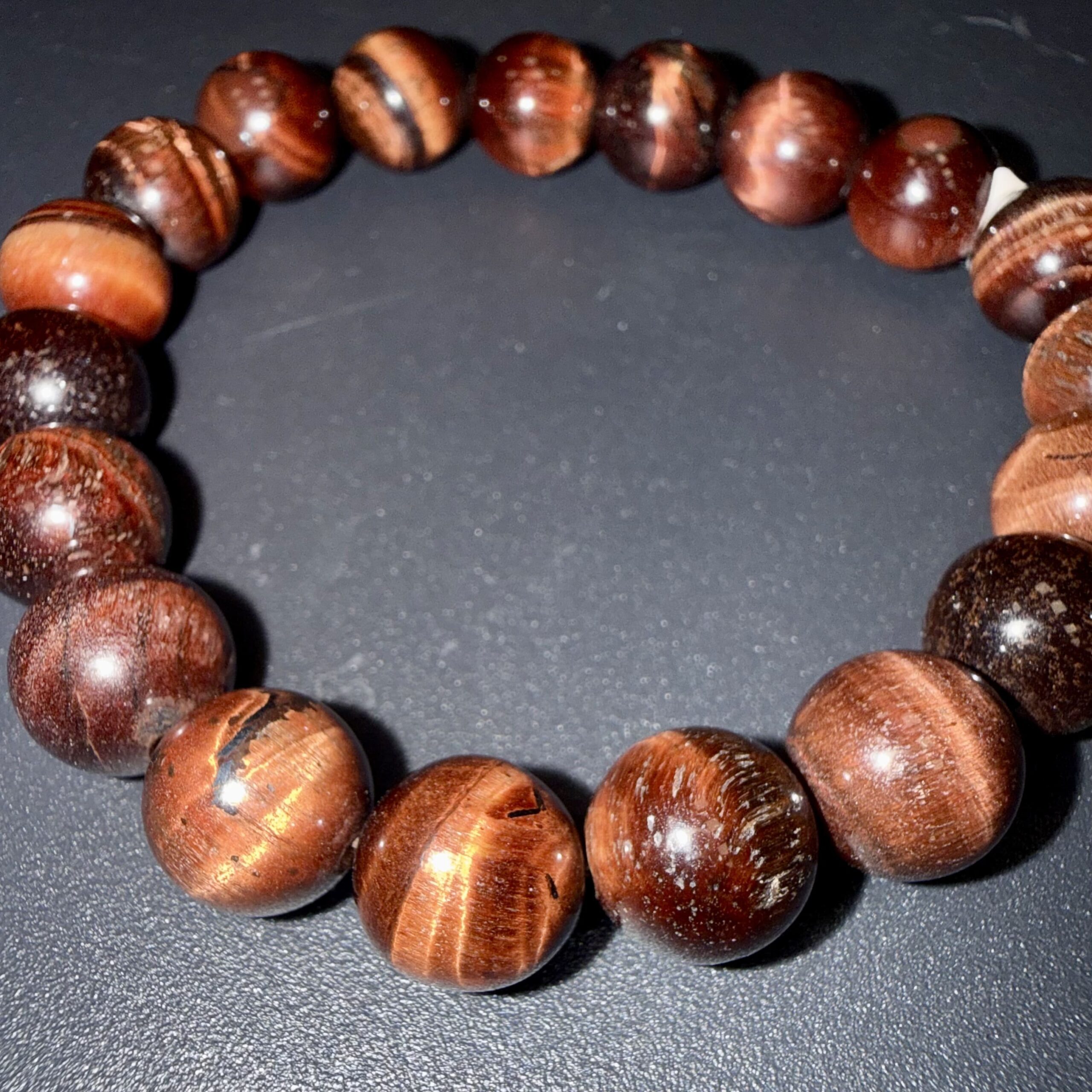 BRACELET OEIL DE TAUREAU 10MM