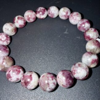 BRACELET TOURMALINE ROSE 10 MM