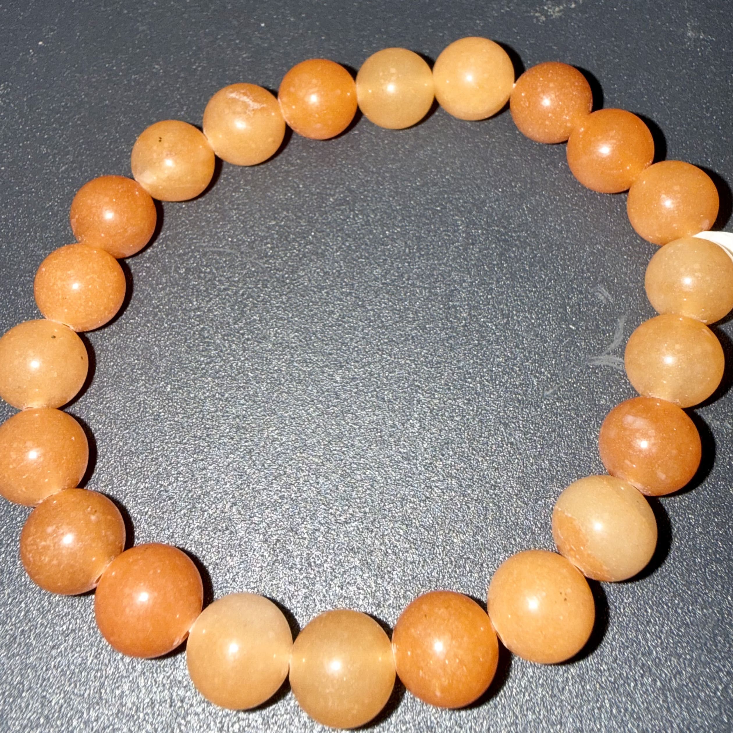 BRACELET AVENTURINE ORANGE 8MM