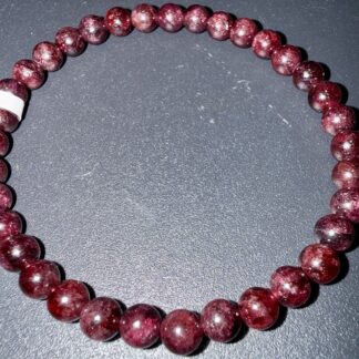 BRACELET GRENAT 6MM