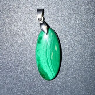 Pendentif poli en Malachite – douleur musculaire & réduit les infections