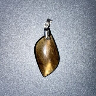 Pendentif poli en Citrine – abondance & joie de vivre