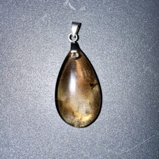 Pendentif poli en Citrine – abondance & joie de vivre