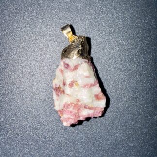 PENDENTIF BRUT - TOURMALINE ROSE