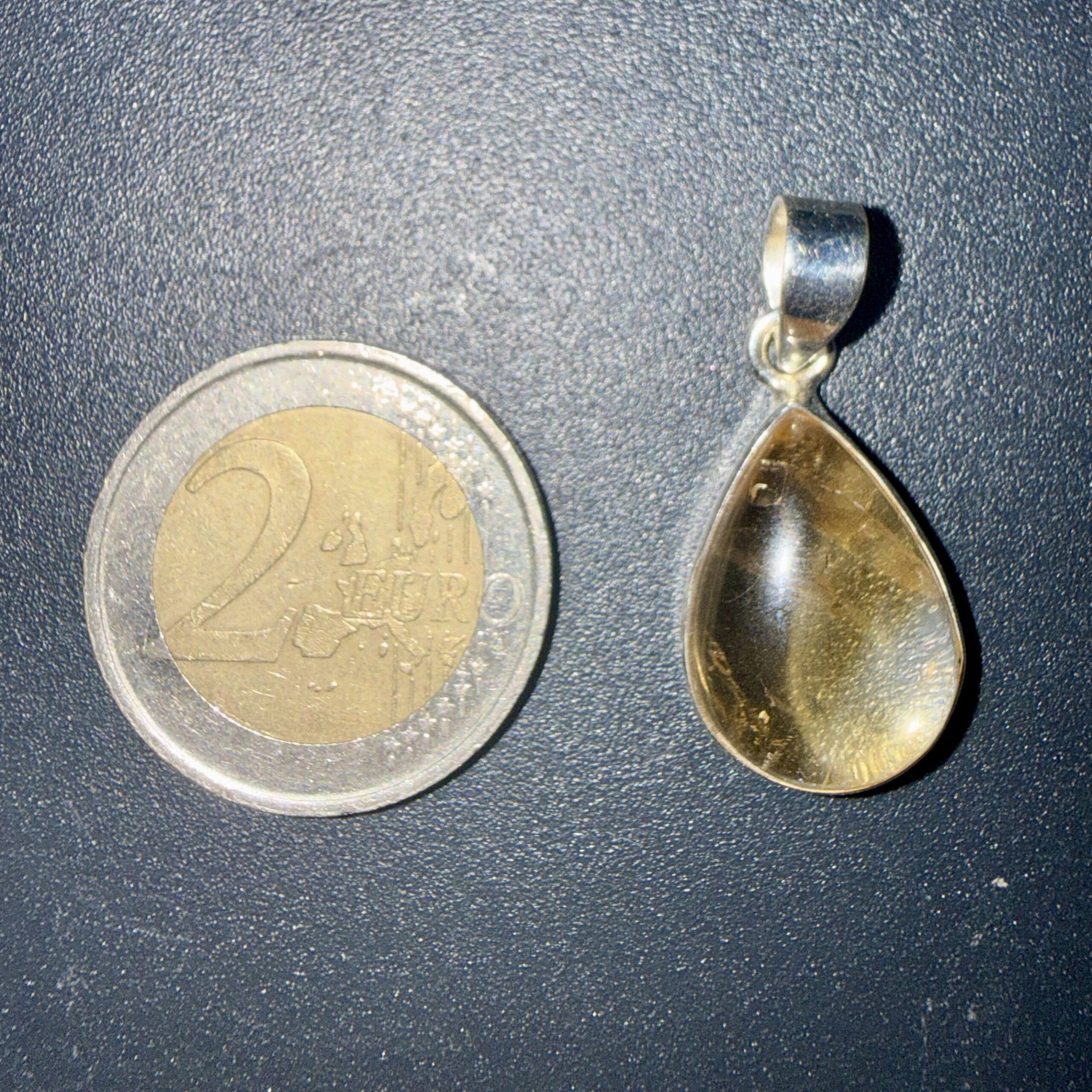 Pendentif en Citrine serti argent 925 – abondance & joie de vivre – Image 2