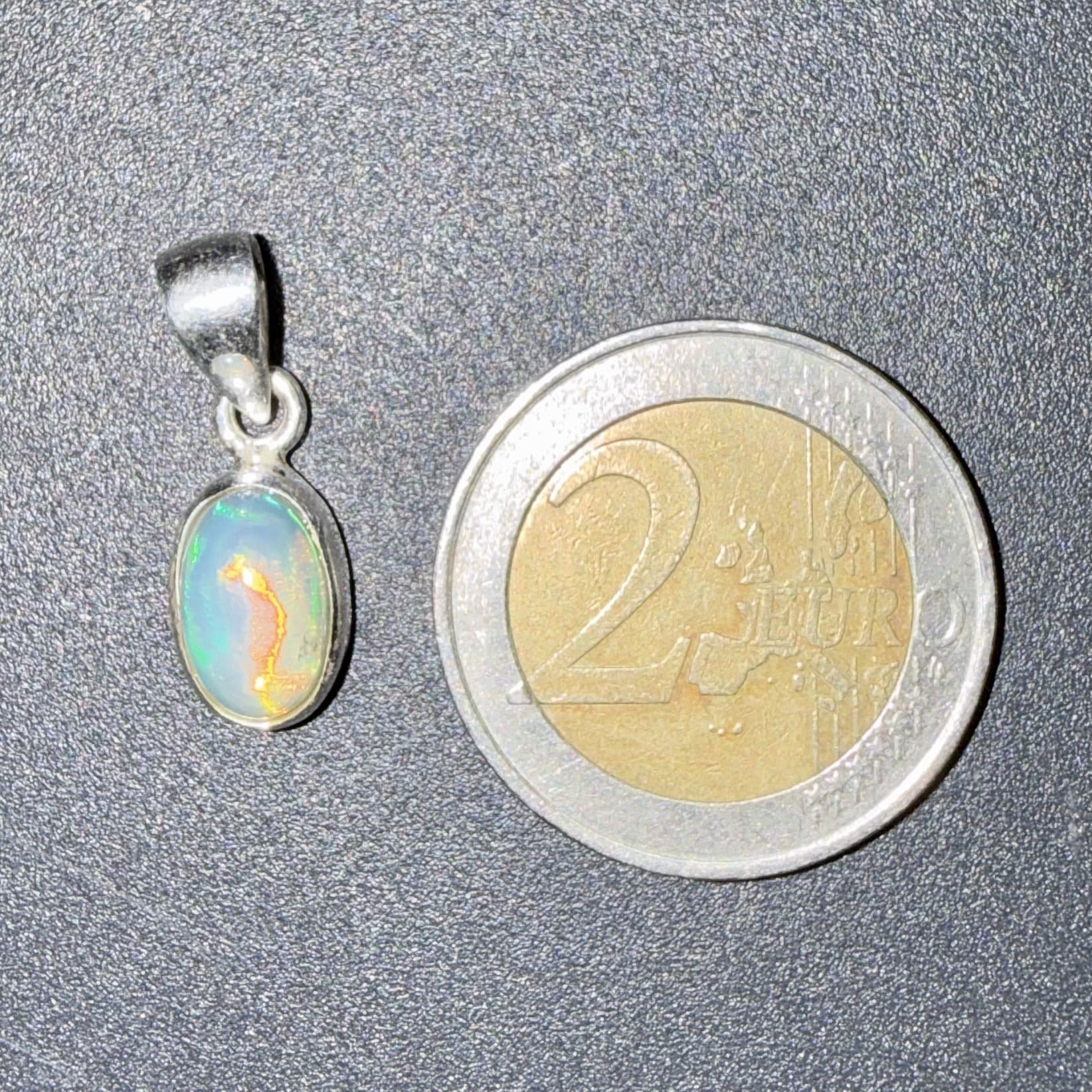 Pendentif en Opale serti argent 925 – sérénité & créativité – Image 2