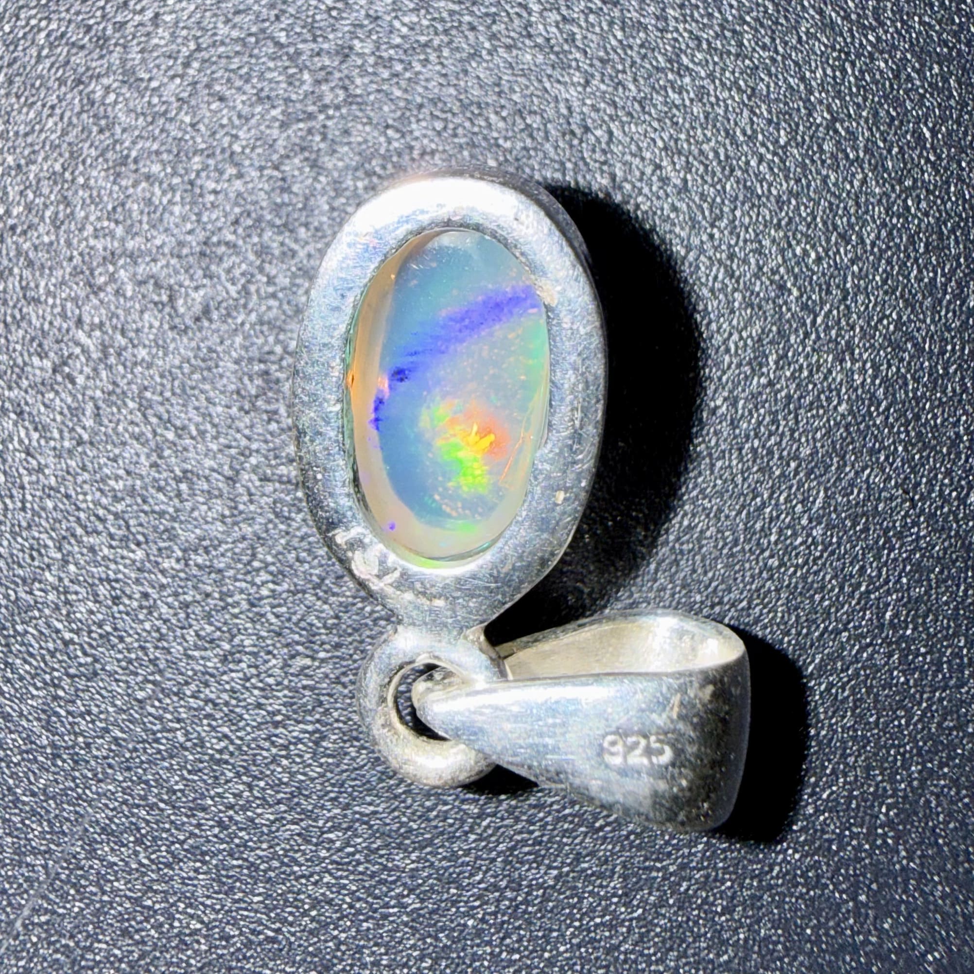 Pendentif en Opale serti argent 925 – sérénité & créativité – Image 3