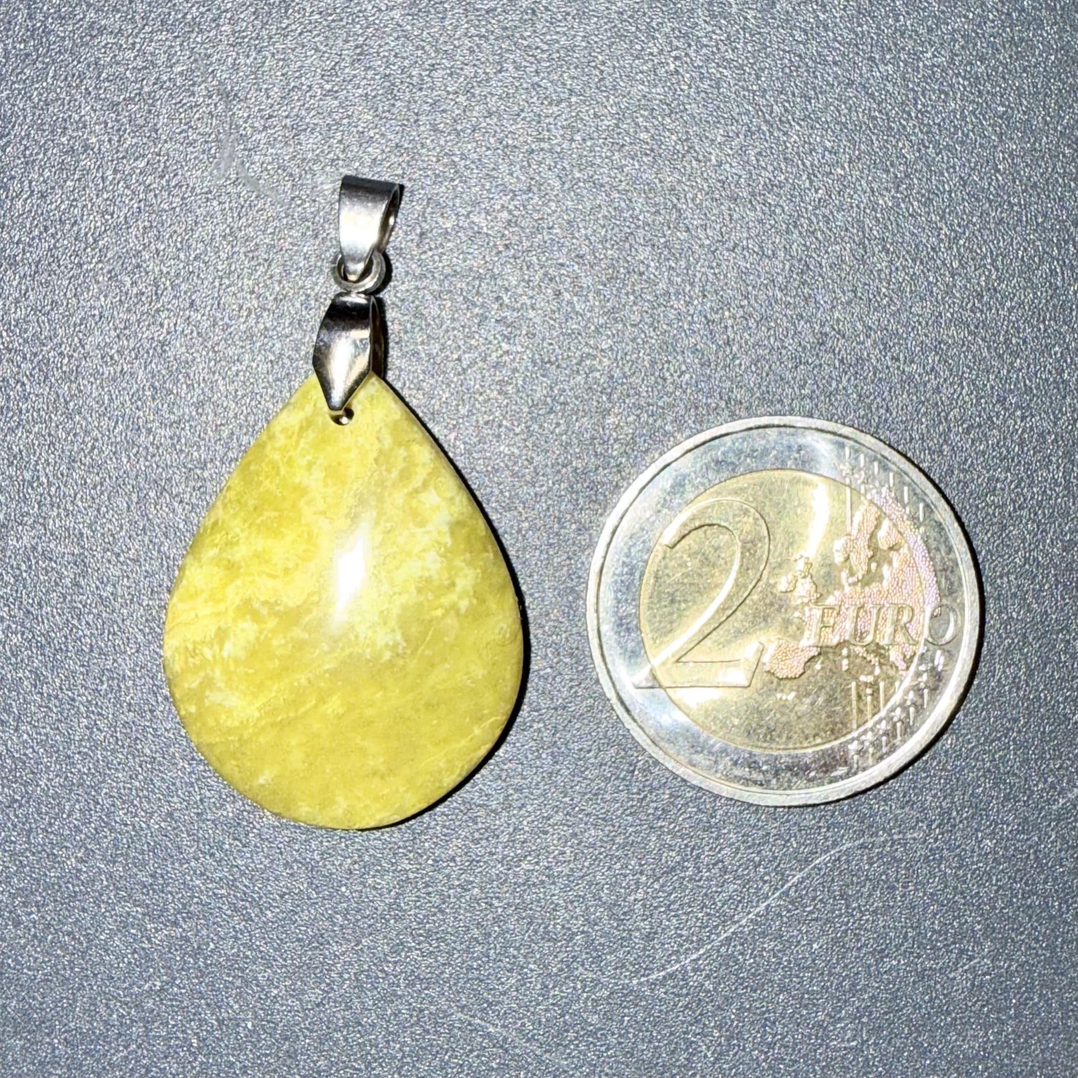 Pendentif poli en Opale verte – apaisement & blessures affectives – Image 2