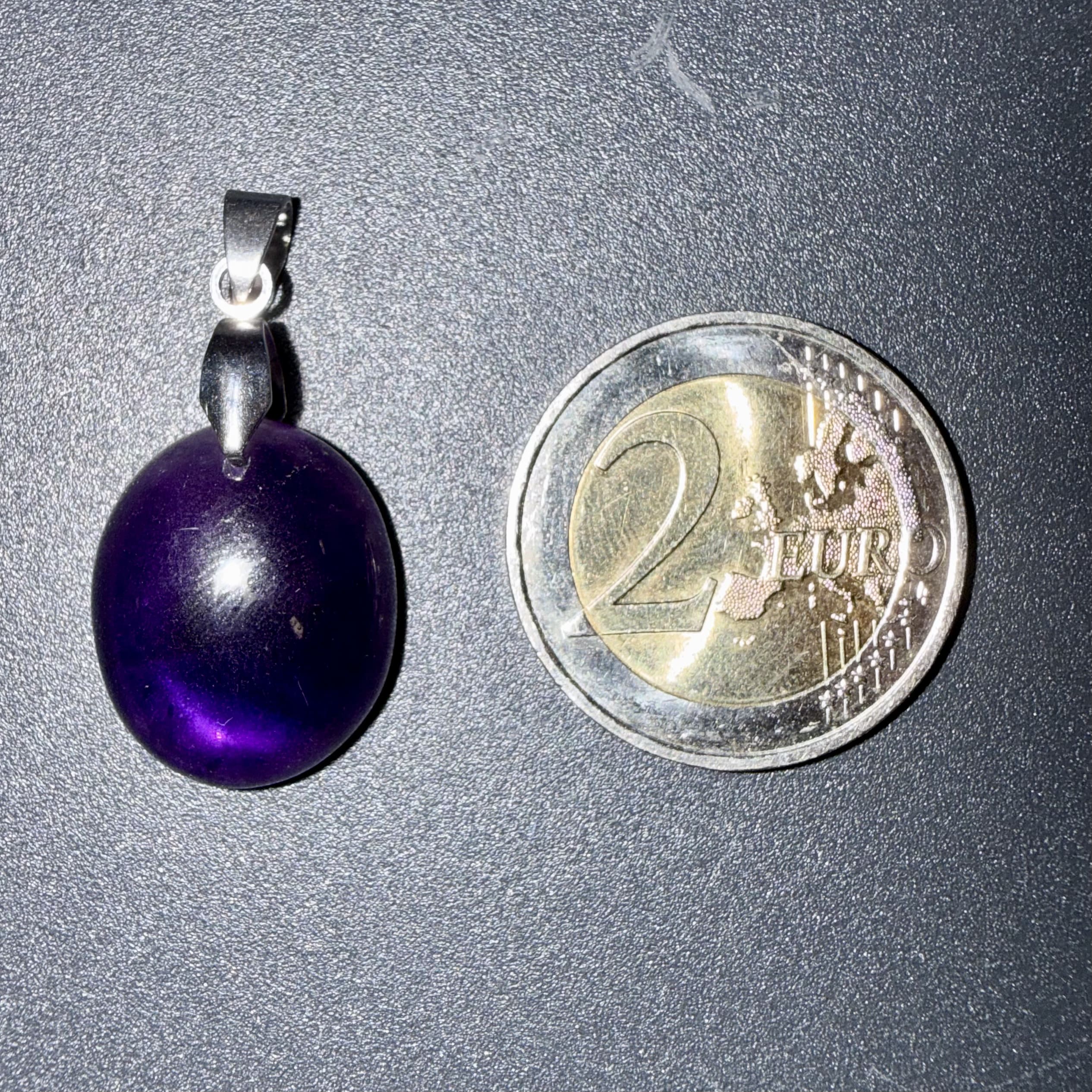 Pendentif poli en Améthyste – apaisement & éveil spirituel – Image 2
