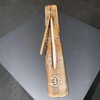 PORTE-ENCENS BOIS MOTIF OM