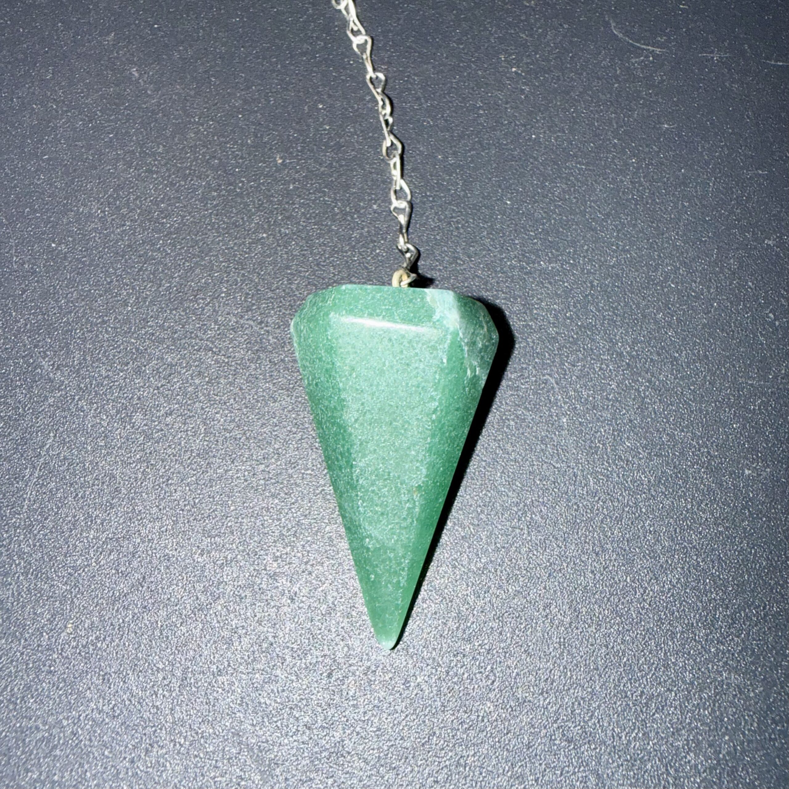 Pendule aventurine verte naturelle