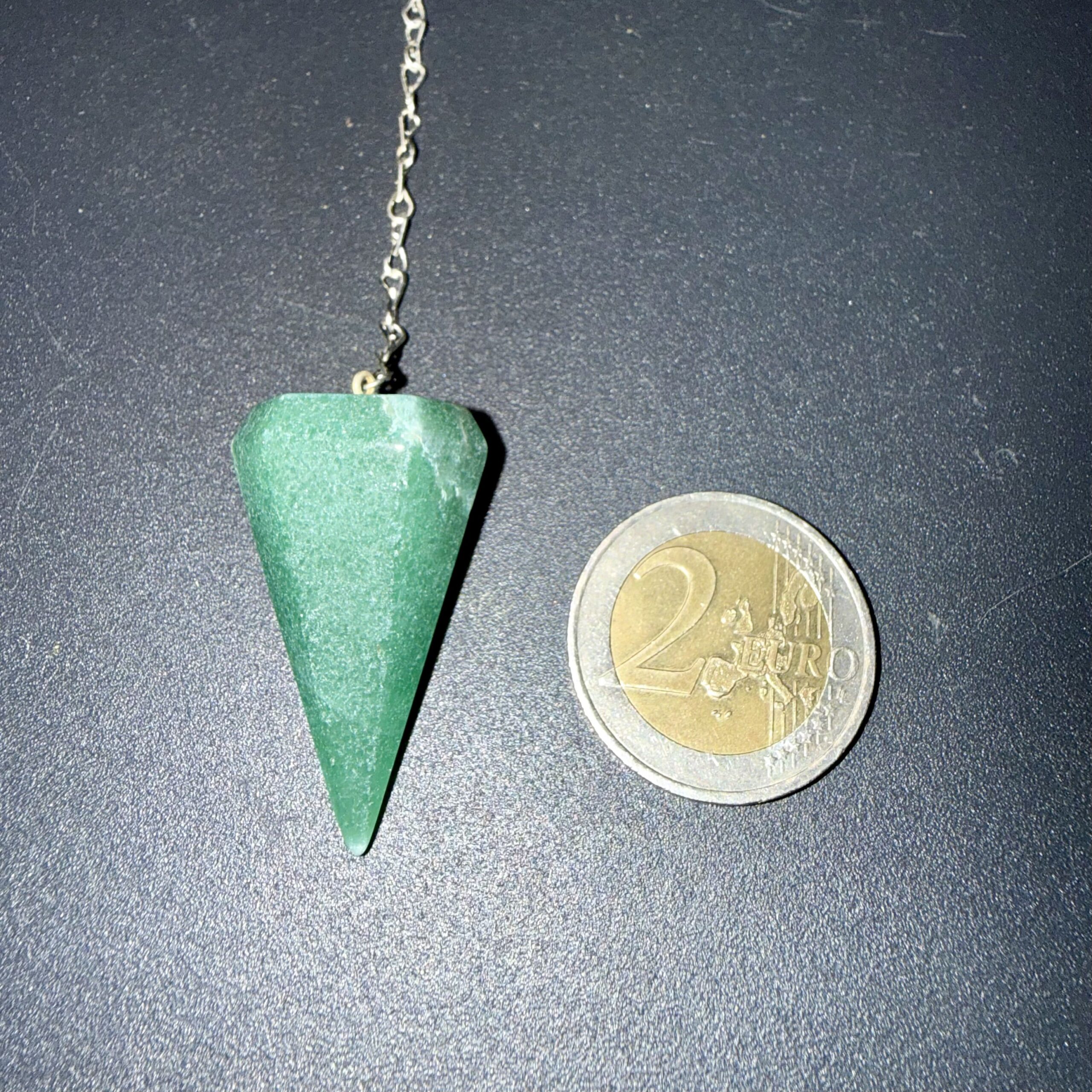 Pendule aventurine verte naturelle – Image 2