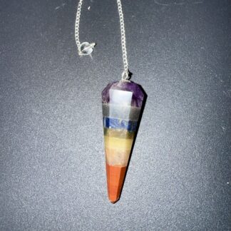 PENDULE PIERRE 7 CHAKRAS