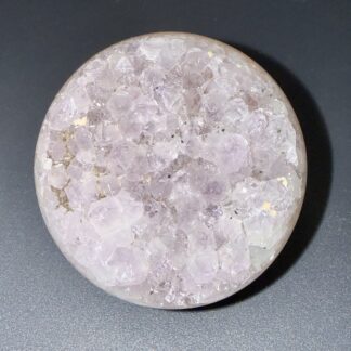 Sphère en améthyste & agate naturelle – 70 mm – 390 g