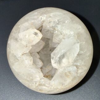Sphère en quartz & agate naturelle – 80 mm – 570 g