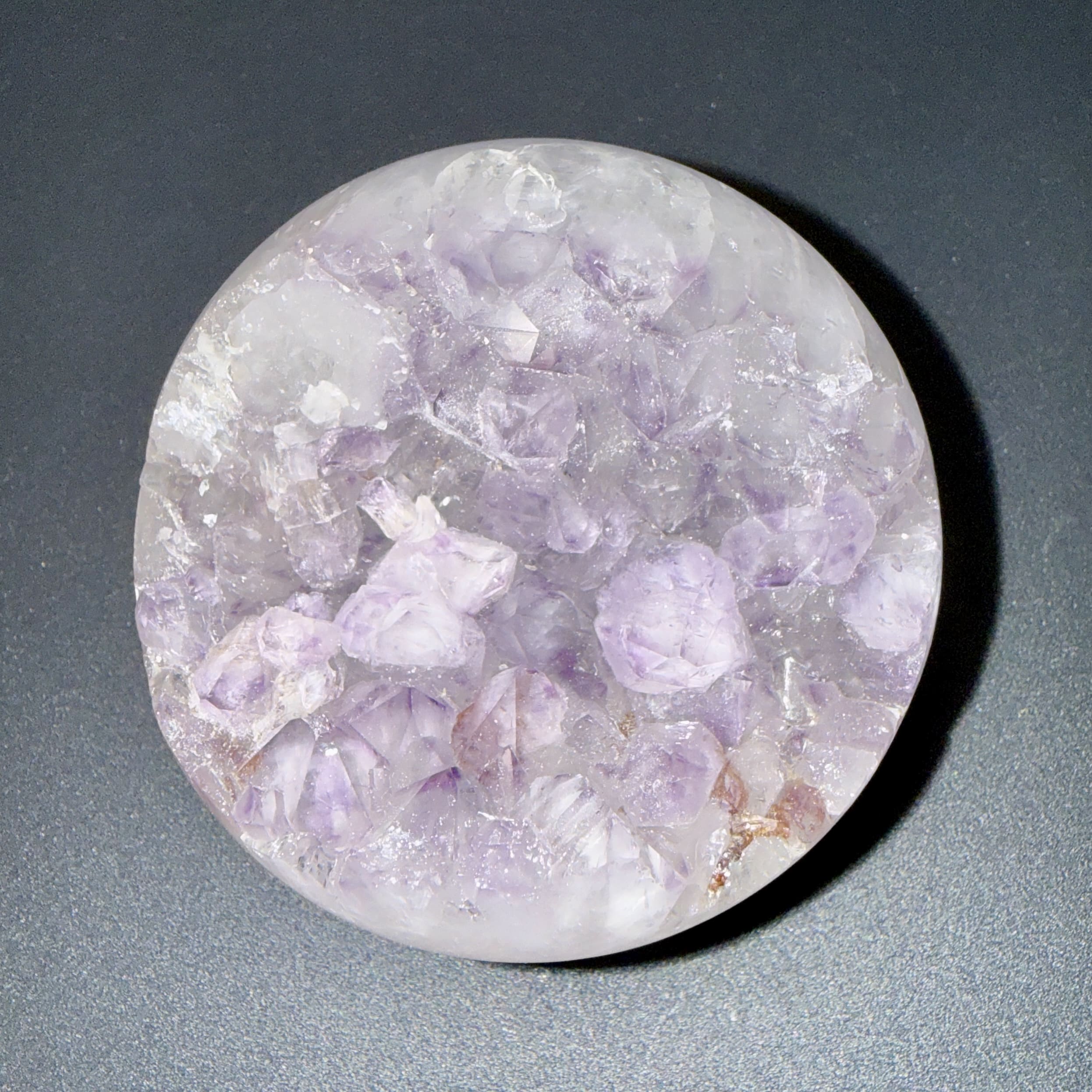 Sphère en améthyste & agate naturelle – 80 mm – 500 g