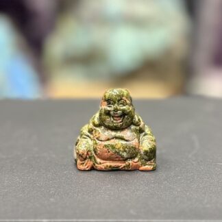 Buddha en unakite polie – 40 g – 3 x 4 cm