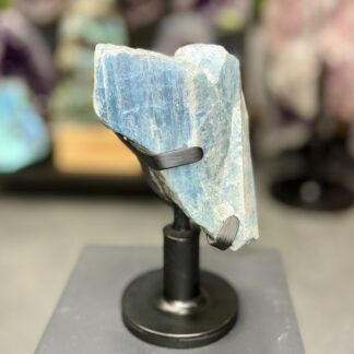 Aigue-marine naturelle sur socle – Décoration minérale – 25 x 12 x 12 cm – 3,6 kg