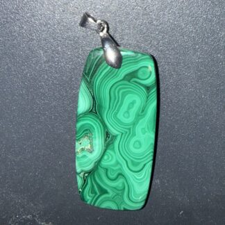 Pendentif poli en Malachite – douleur musculaire & réduit les infections